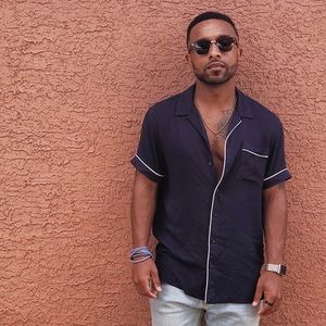 Satin Vintage Button Up Shirt